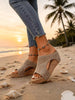 Popular Summer Outerwear, Daily Wear, Vacation Style, Street Fashion Heightening, Comfortable Slip-On, Versatile Casual Thick-Soled Women's Slippers